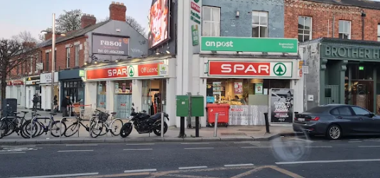 Spar shop on the main street in Ranelagh